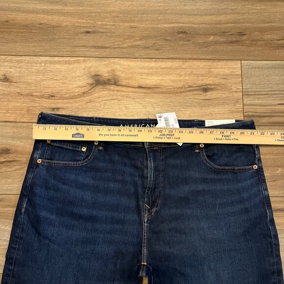 NWT American Eagle AE Original Bootcut Denim Jeans SZ 42x32 Blue Airflex Stretch - Picture 4 of 12